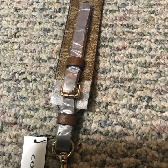 Coach - NWT - Coated Canvas Signature Print Bag Strap - Picture 8 of 10